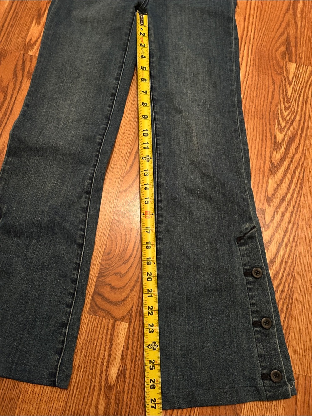 Anthropologie Pilcro Blue Flare-Wide Leg Denim Jeans - Picture 8 of 10